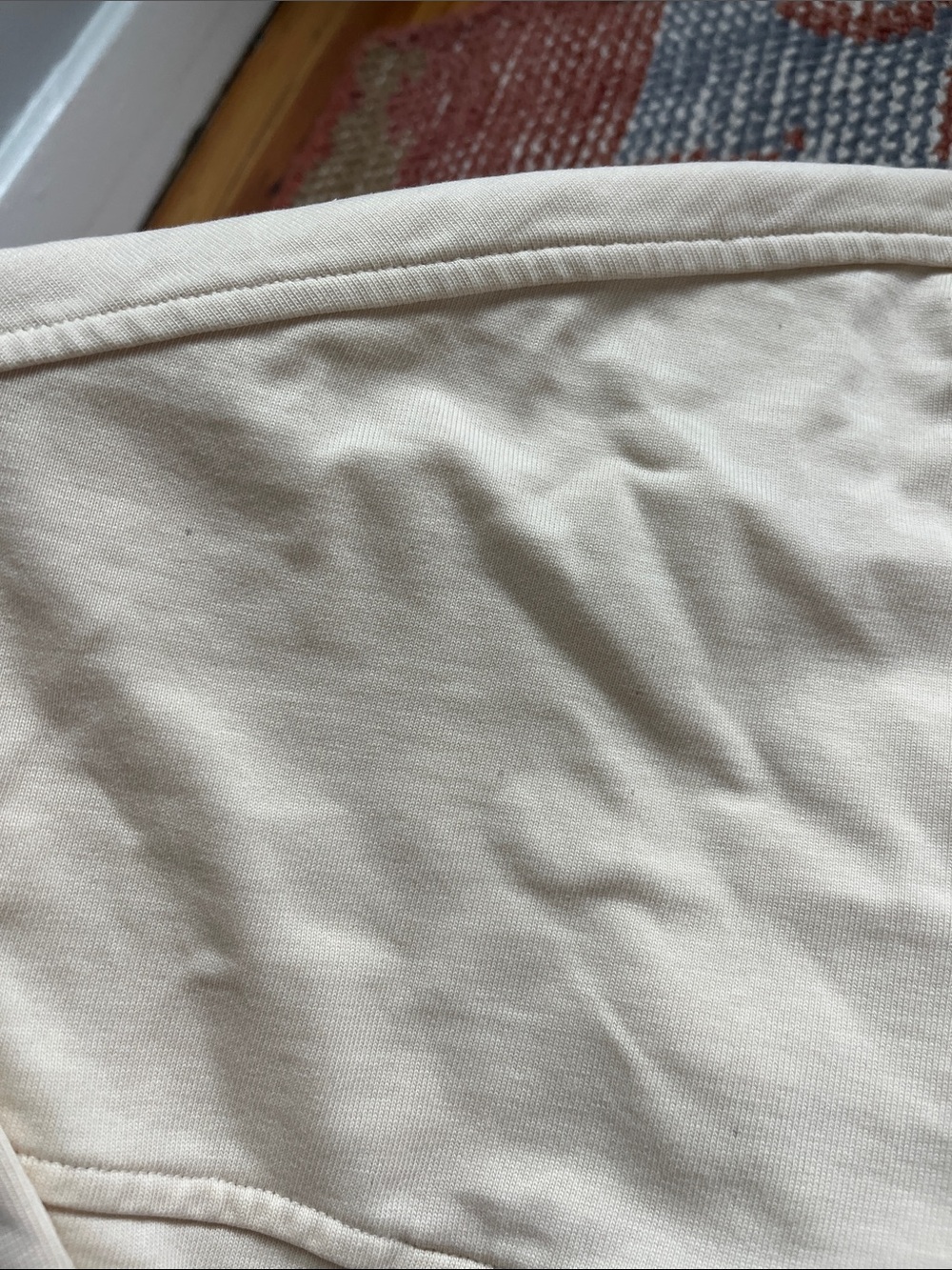 Vuori Mackenzie Jacket Cream Natural Heavyweight Cotton Knit Shacket Size M - Picture 13 of 13